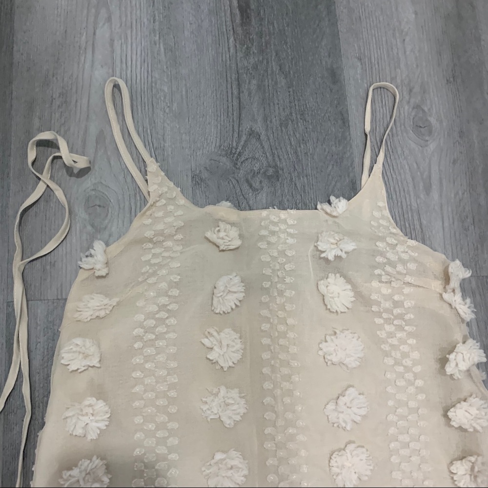 Anna Mini Dress in Beige - Picture 11 of 13
